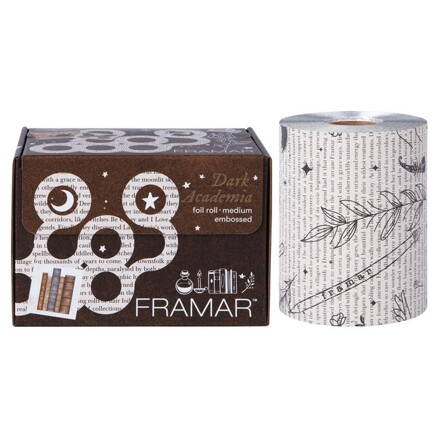 FRAMAR Dark Academy alu-fólie se speciálním povrchem šířka 12,7 cm x délka 97,5 m