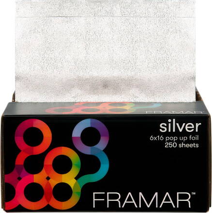FRAMAR Pop Up Foil Silver alu-fólie se speciálním povrchem 250 listů šířka 6 cm x délka 16 cm
