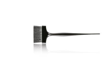 HAIR CARE štětec na barvu široký měkké zahnuté štětiny 6 x 2,7 cm