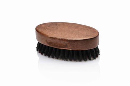 THE BARBER kartáč oválný na bradu přírpodní štětiny velký