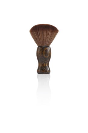 THE BARBER oprašovák Vintage Wood dřevěná rukojeť