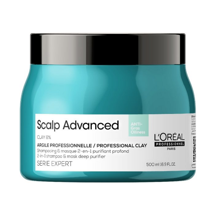 L'ORÉAL Expert Scalp Advanced Anti-Oiliness Clay 2v1 500 ml