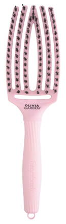 OLIVIA GARDEN Finger Brush Jaipur Rose kartáč na vlasy masážní 6-řadý střední
