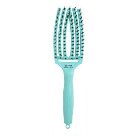 OLIVIA GARDEN Finger Brush Mint kartáč na vlasy masážní 6-řadý střední