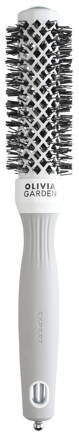 OLIVIA GARDEN 25 mm Expert BlowOut Shine White&Gray kartáč na vlasy