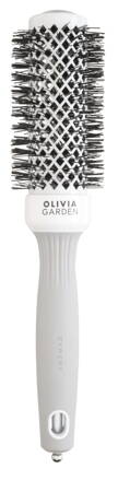 OLIVIA GARDEN 35 mm Expert BlowOut Shine White&Gray kartáč na vlasy