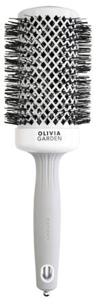 OLIVIA GARDEN 55 mm Expert BlowOut Shine White&Gray kartáč na vlasy