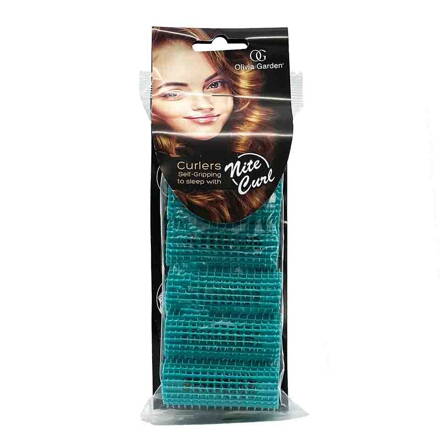 OLIVIA GARDEN Nite Curl Turquoise 30 mm - 6 ks