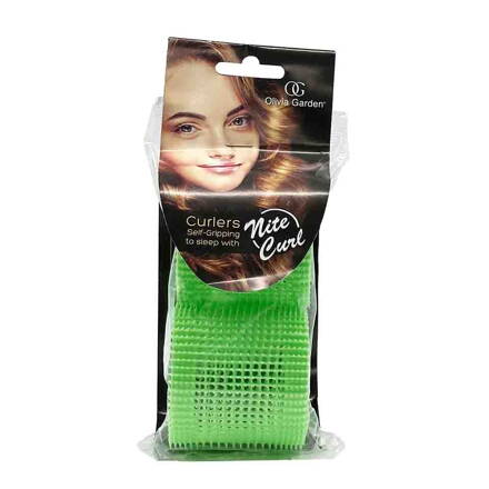 OLIVIA GARDEN Nite Curl Light Green 65 mm - 2 ks