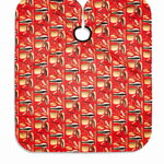 HAIR CARE pláštěnka Twin Red 140 x 160 cm uchycení kolem krku na cvočky HAIR CARE pláštěnka Twin Red 140 x 160 cm uchycení kolem krku na cvočky