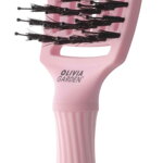 OLIVIA GARDEN Finger Brush Jaipur Rose kartáč na vlasy masážní 6-řadý střední OLIVIA GARDEN Finger Brush Jaipur Rose kartáč na vlasy masážní 6-řadý střední
