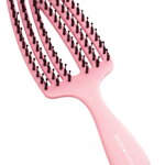 OLIVIA GARDEN Finger Brush Pink vlasy masážní 6-řadá kabelková velikost OLIVIA GARDEN Finger Brush Pink vlasy masážní 6-řadá kabelková velikost