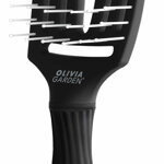 OLIVIA GARDEN Finger Brush na vlasy masážní 6řadá střední (pouze plastové piny)
